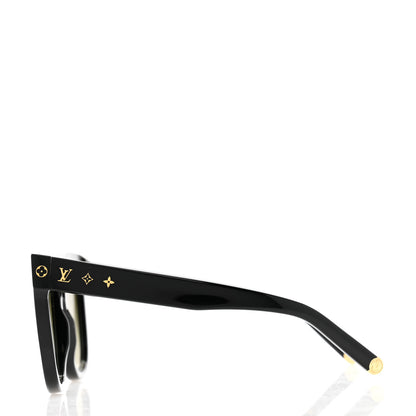 Louis Vuitton Acetate My Monogram Cat Eye Sunglasses Z1729W Black 3 of 7