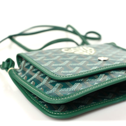 Goyard Goyardine Coeur Plumet Wallet Clutch Green 7 of 8