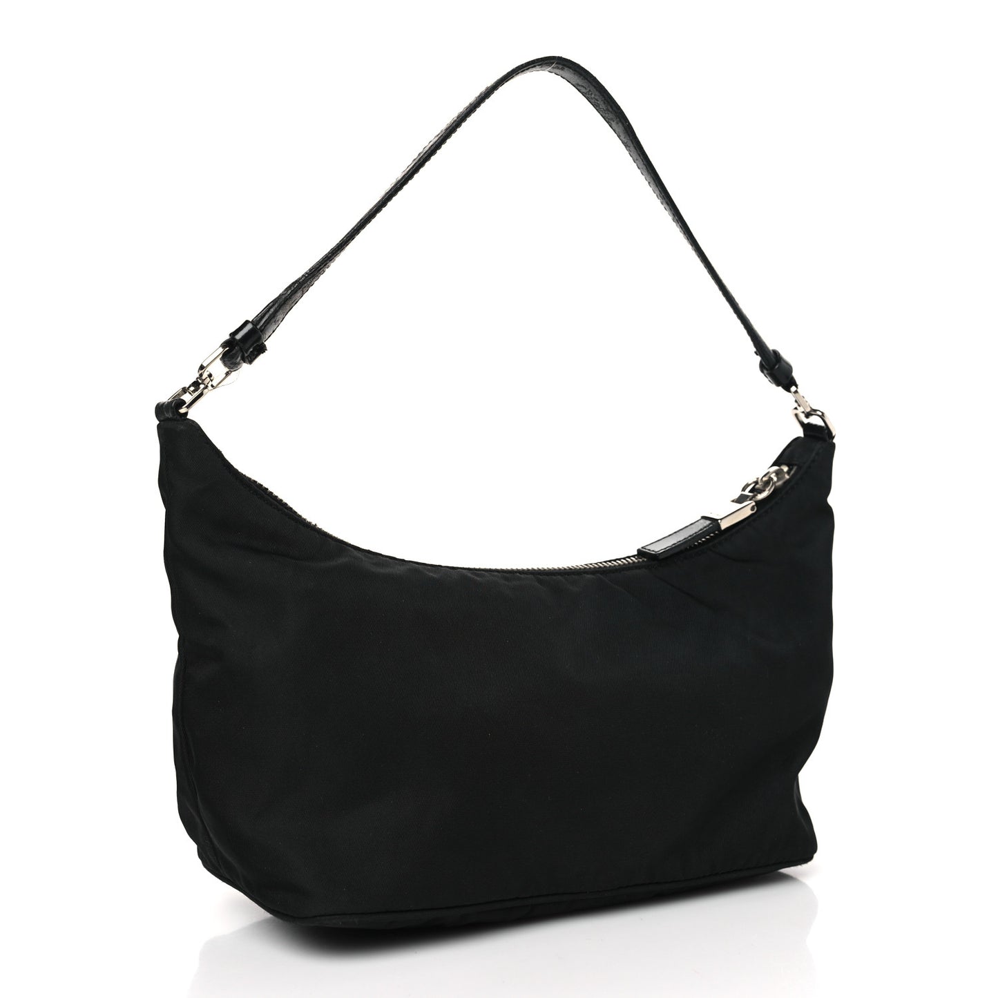 Tessuto Nylon Pochette Bag Black