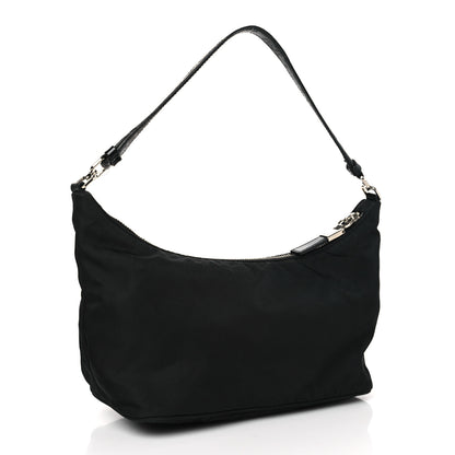 Prada Tessuto Nylon Pochette Bag Black 3 of 9