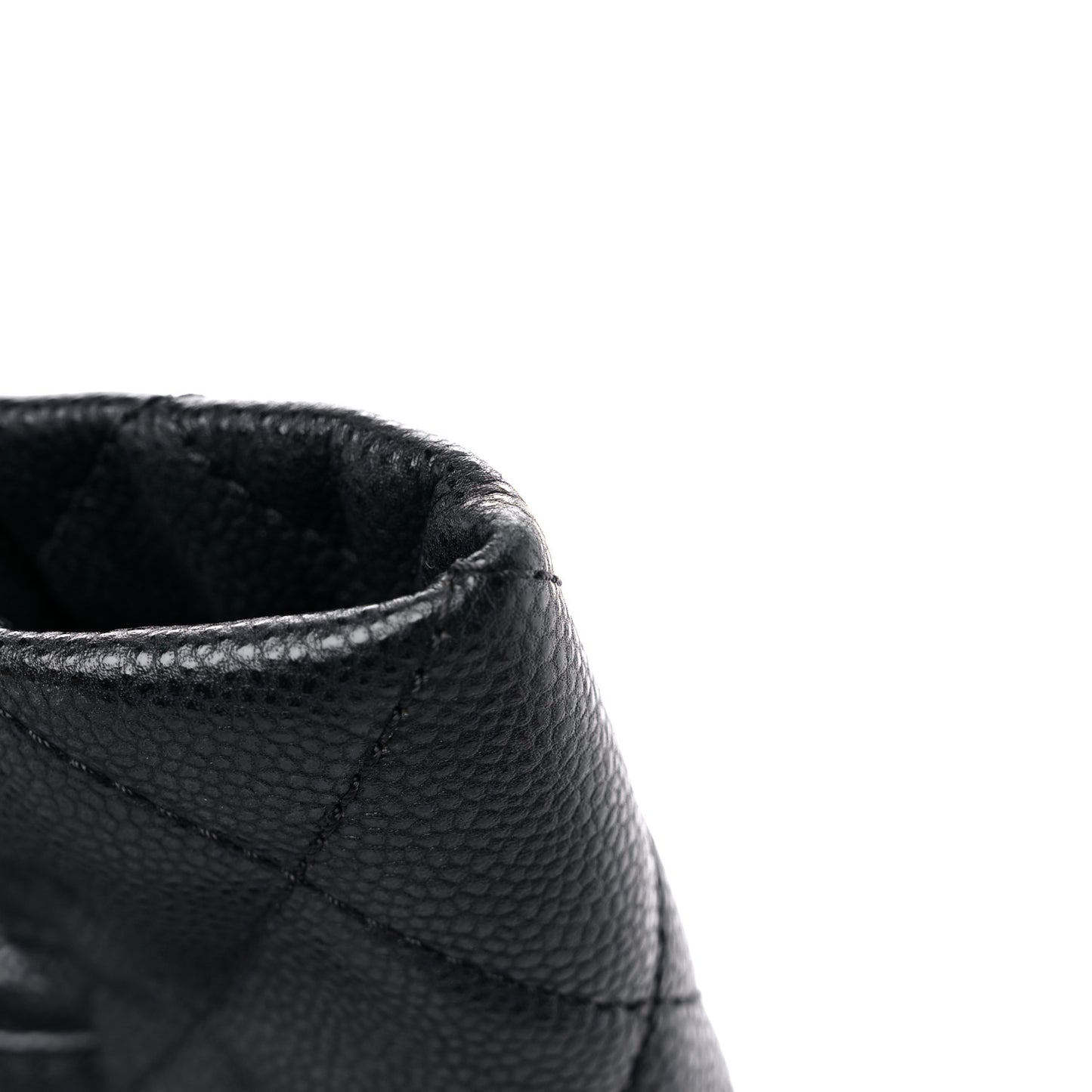 Soft Caviar Large Timeless CC Shopping Tote Black