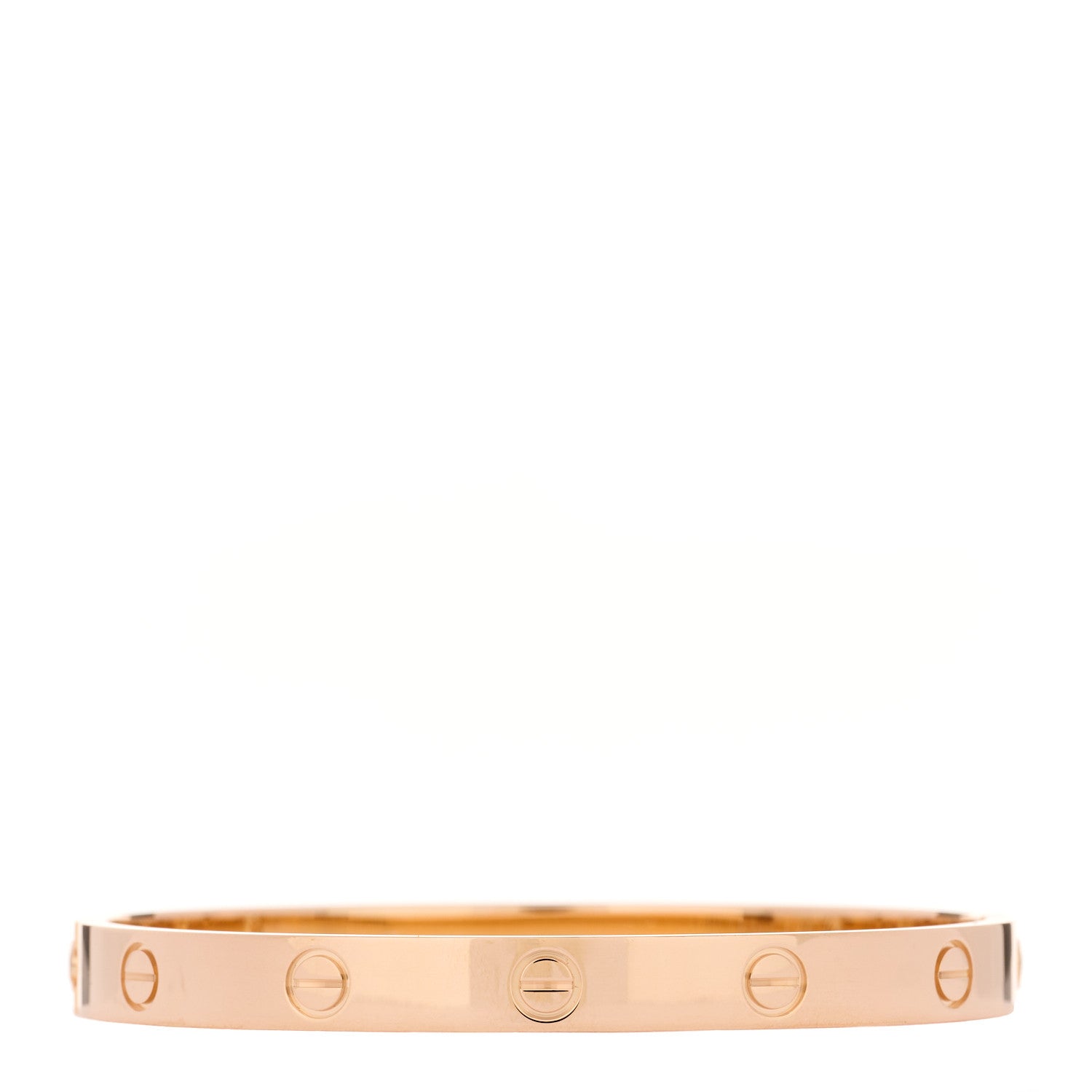 Cartier 18K Pink Gold LOVE Bracelet 17 1 of 9