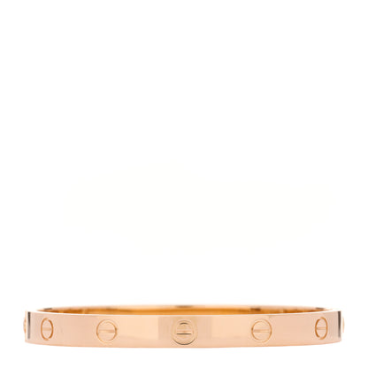 Cartier 18K Pink Gold LOVE Bracelet 17 1 of 9