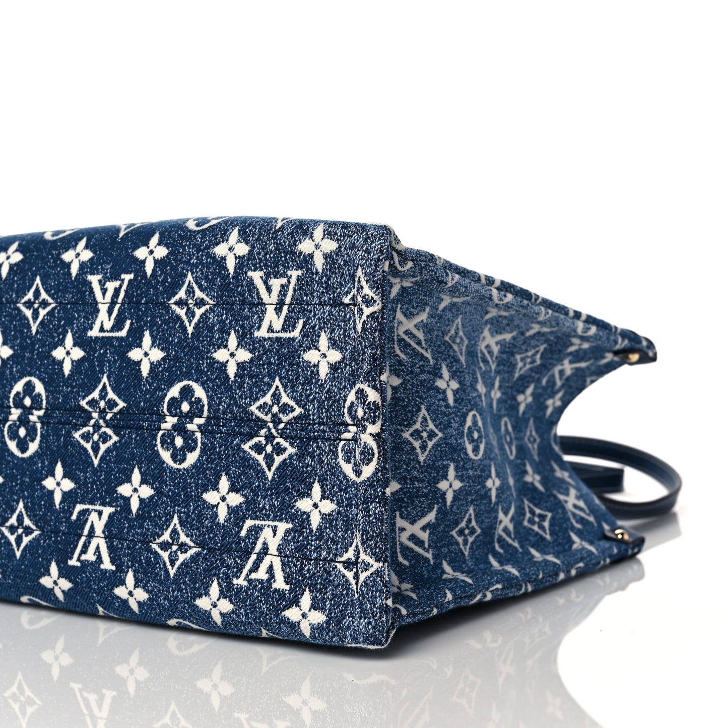 Monogram Jacquard Denim Onthego MM Bleu