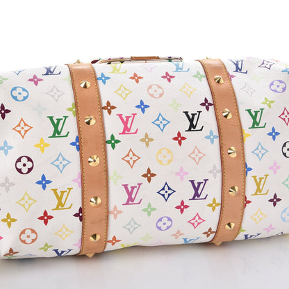 Louis Vuitton Monogram Multicolor Keepall 45 White 22 of 23