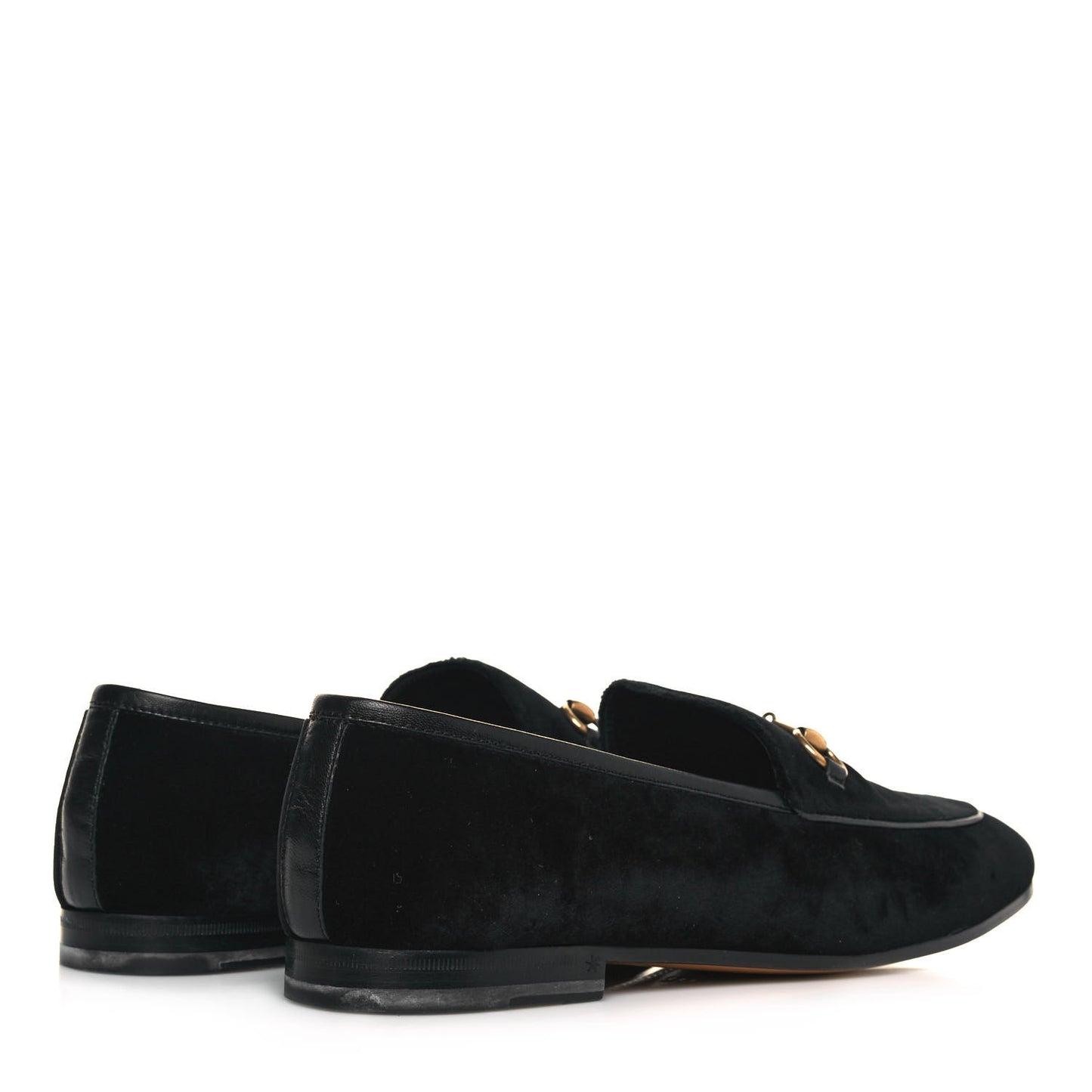 Velvet Horsebit Womens Jordaan Loafers 39.5 Black