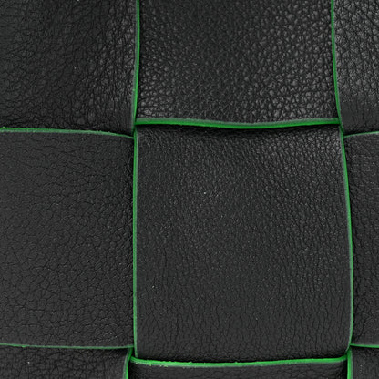 Bottega Veneta Nappa Maxi Intrecciato Mini Cassette Bucket Bag Black Parakeet 7 of 9
