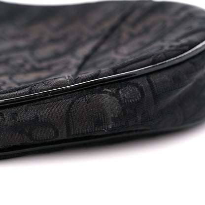Christian Dior Oblique Monogram Mini Saddle Pochette Black 18 of 18
