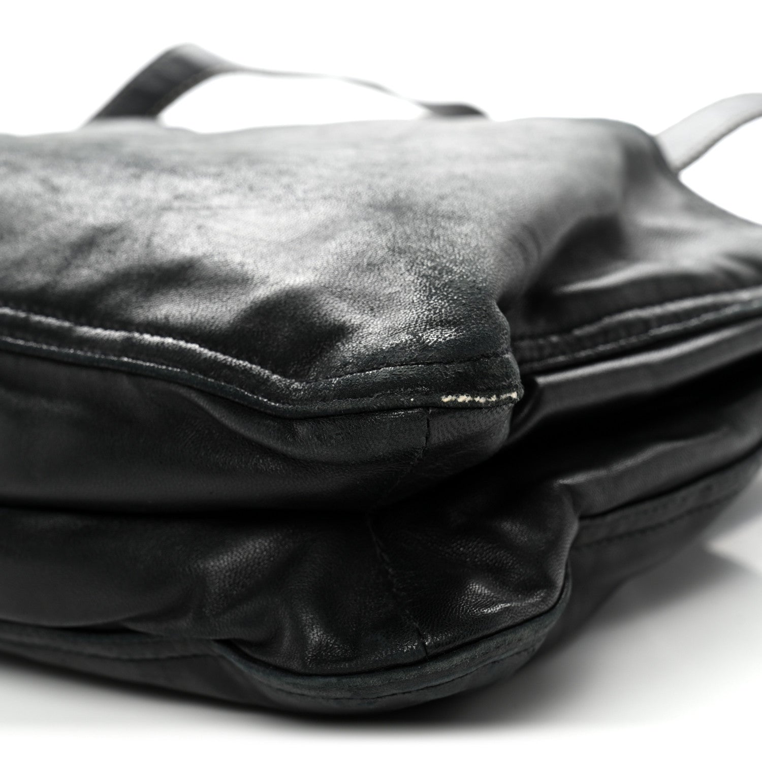 Prada Nappa Pocket Satchel Black 10 of 16