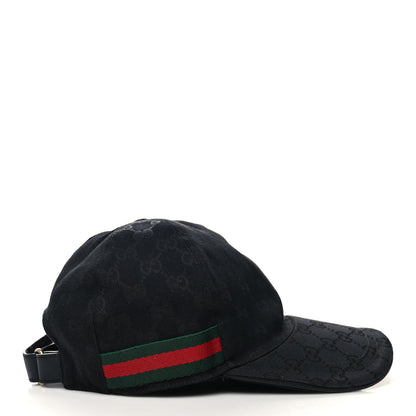 Gucci Monogram Web Baseball Hat S Black 3 of 8