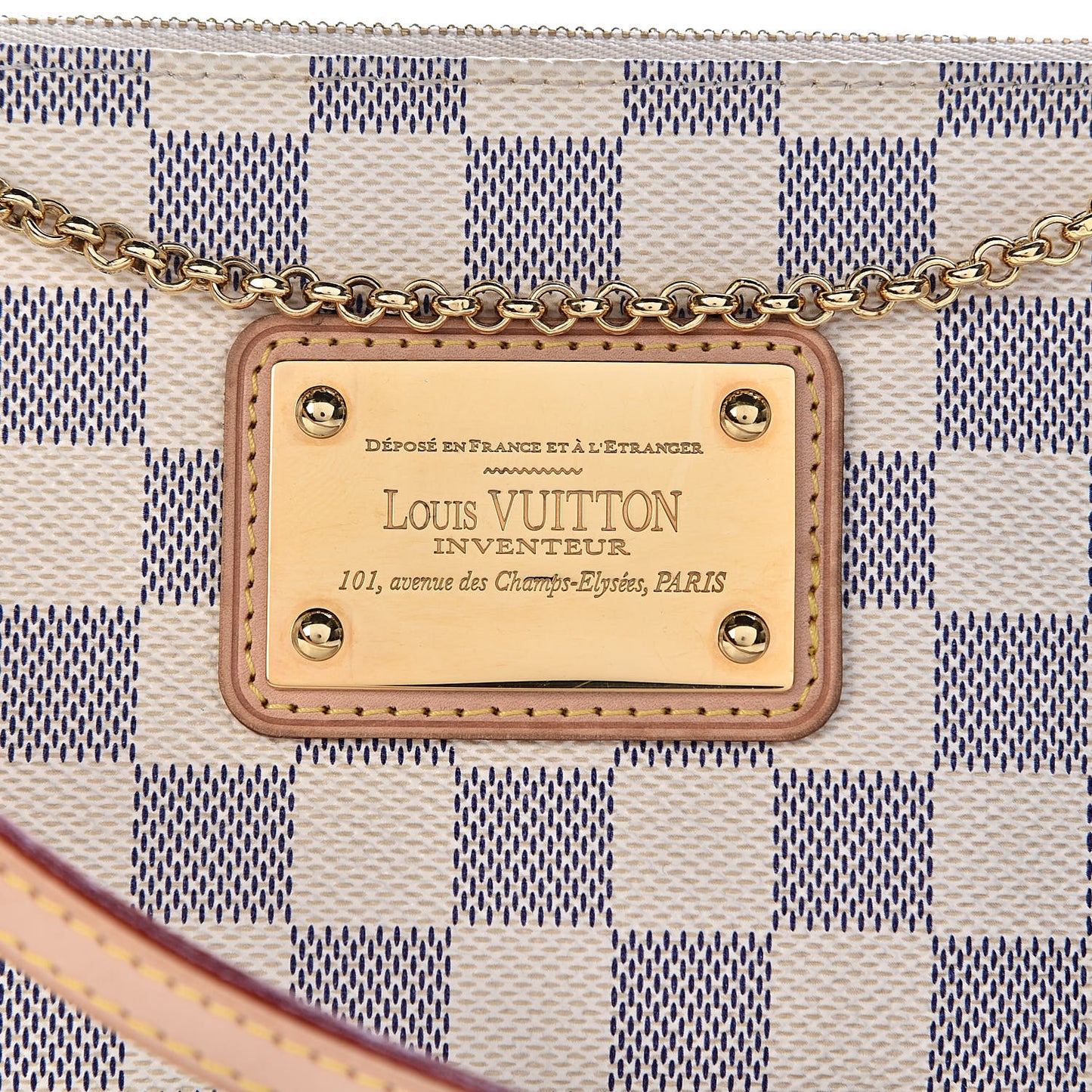 Damier Azur Eva Clutch