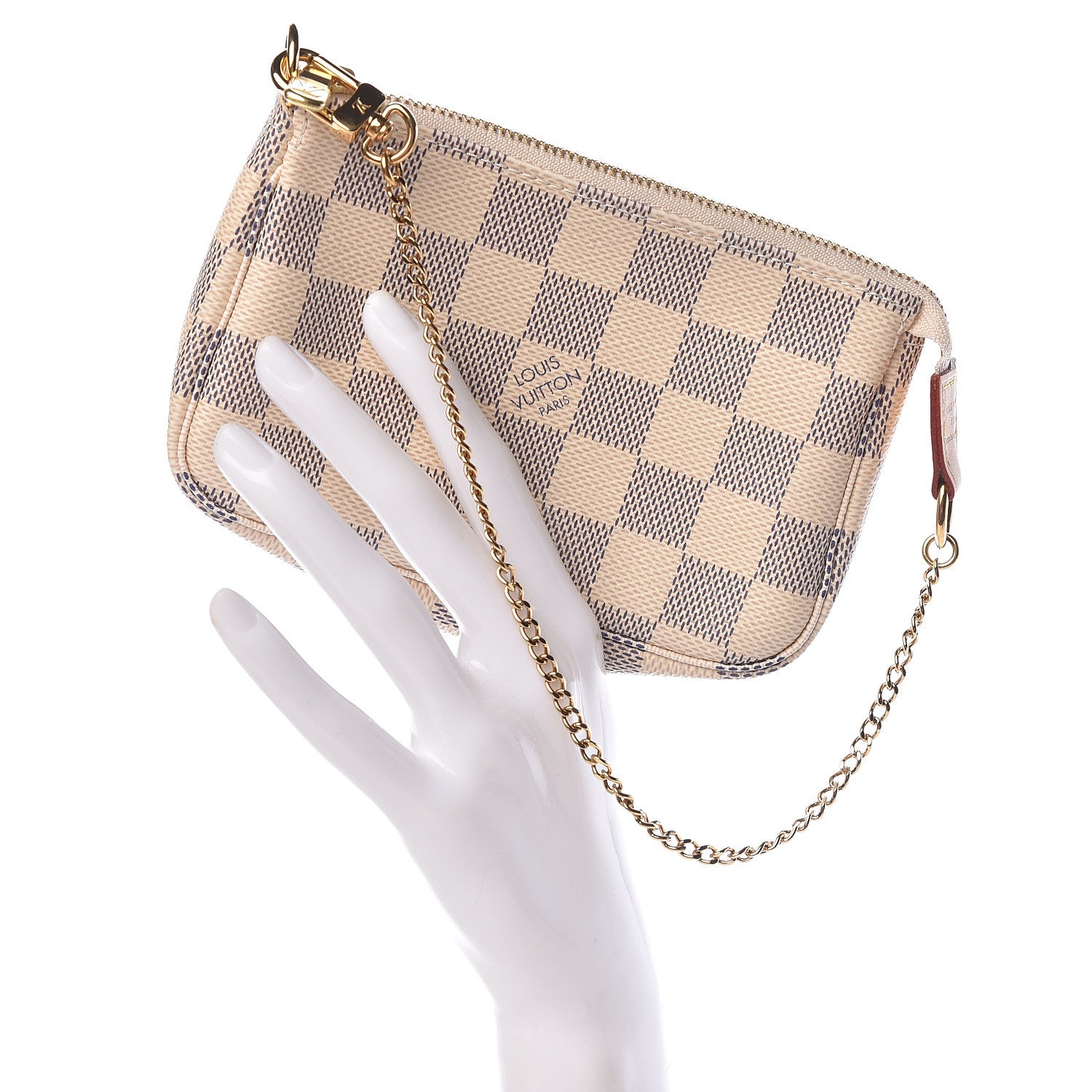Louis Vuitton Damier Azur Mini Pochette Accessories 2 of 8