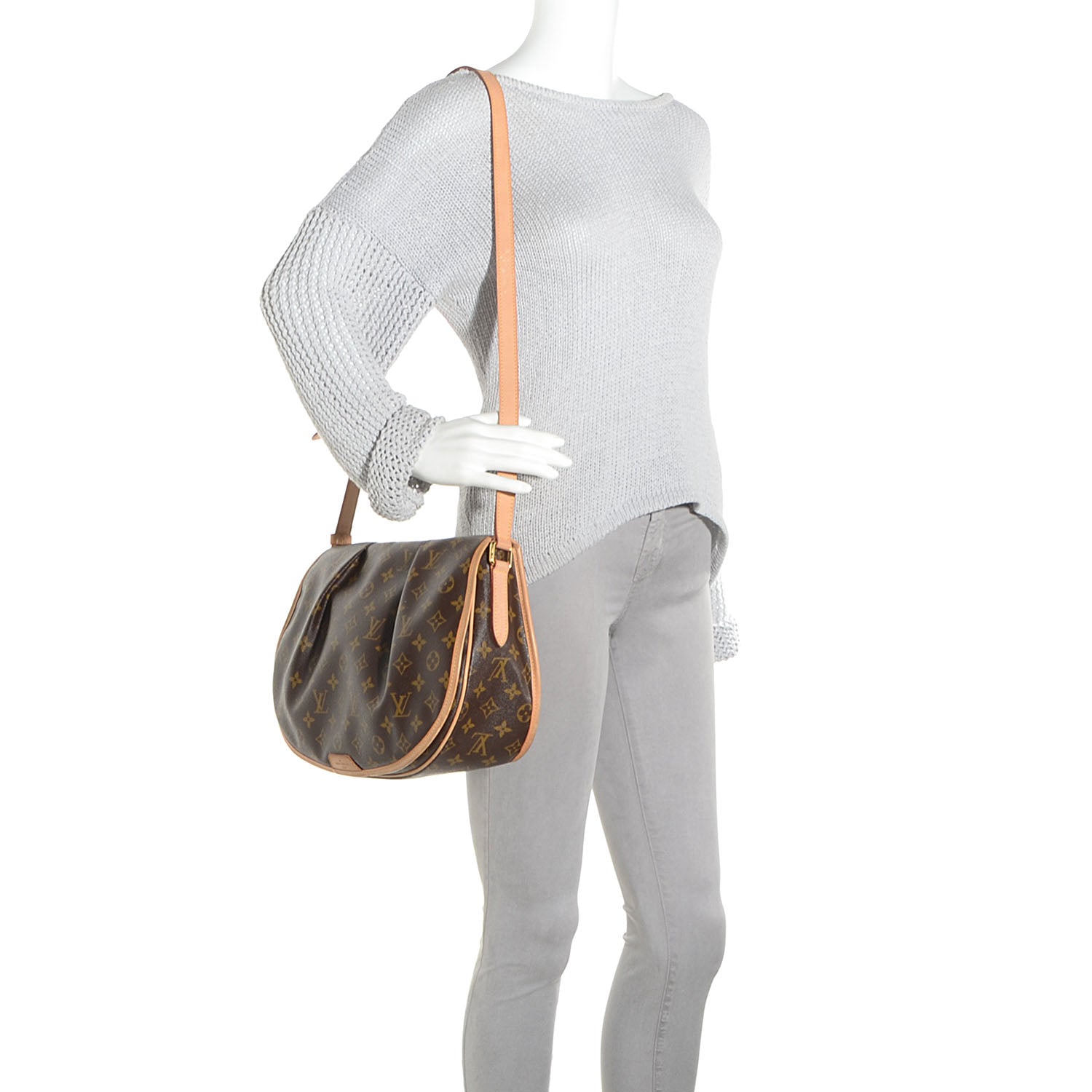 Louis Vuitton Monogram Menilmontant MM 2 of 7