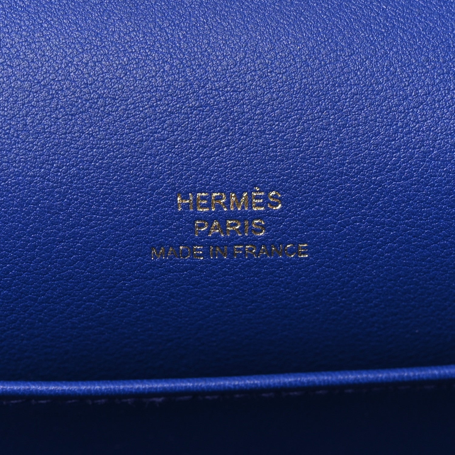 Hermes Swift Kelly Pochette Clutch Bleu Electrique 6 of 8