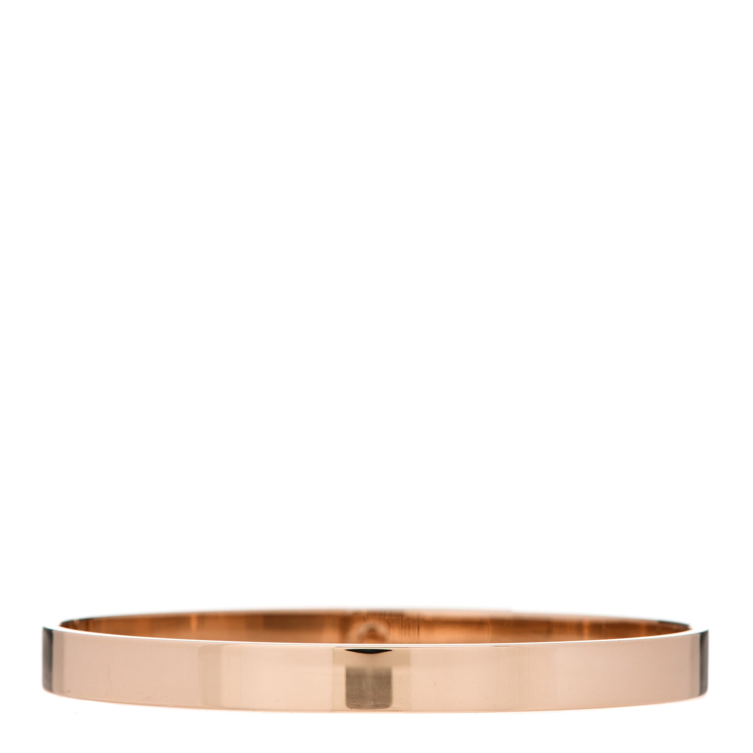 Hermes 18K Rose Gold Diamond PM Kelly Pave Bracelet XS 2 of 5