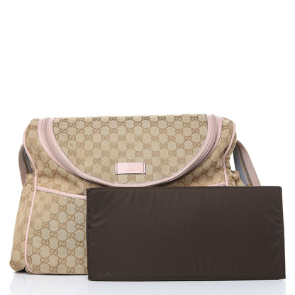 Gucci Monogram Web Diaper Bag Pink 8 of 22