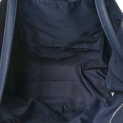 Telfar Vegan Leather Large Shopping Bag Navy 5 of 8