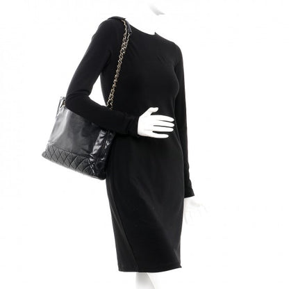 Chanel Lambskin Shopping Tote Black 2 of 11