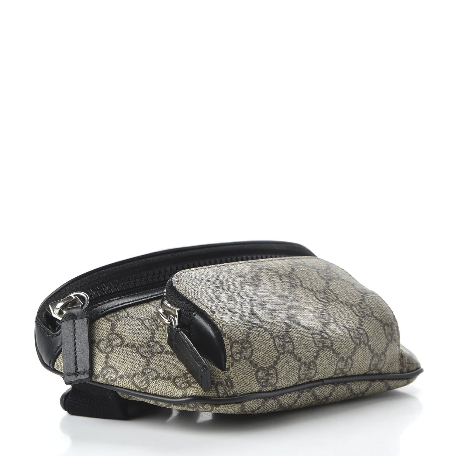 Gucci GG Supreme Monogram Belt Bag Black 4 of 10