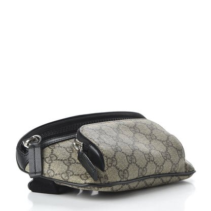 Gucci GG Supreme Monogram Belt Bag Black 4 of 10