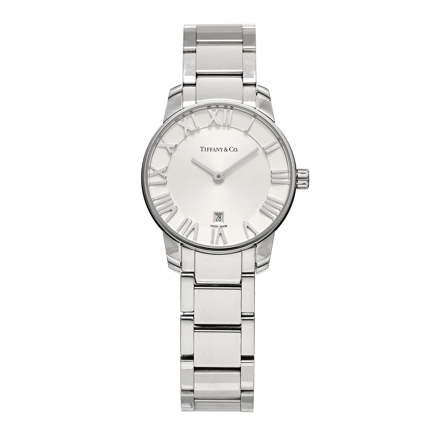 Tiffany Stainless Steel 29mm Atlas 2-Hand Quartz Watch 1 of 5
