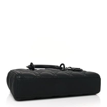 Christian Dior Ultra Matte Calfskin Cannage Small Lady D-Joy Black 4 of 9