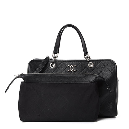 Chanel Caviar Stitched Shopping Tote Black 1 of 14