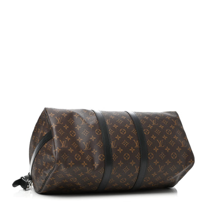 Louis Vuitton Monogram Macassar Keepall Bandouliere 45 3 of 4