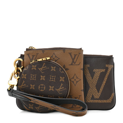 Louis Vuitton Reverse Monogram Giant Trio Pouch 1 of 14