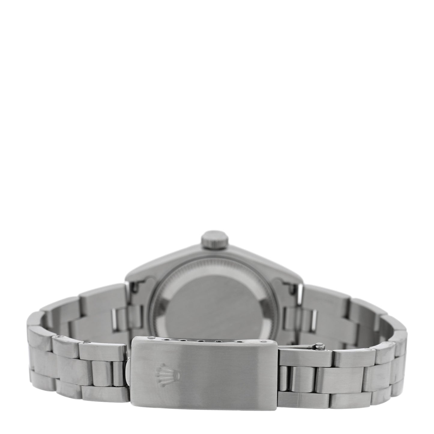 Stainless Steel 26mm Oyster Perpetual Date Watch White Roman 69240