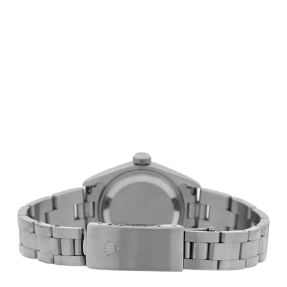 Rolex Stainless Steel 26mm Oyster Perpetual Date Watch White Roman 69240 3 of 5