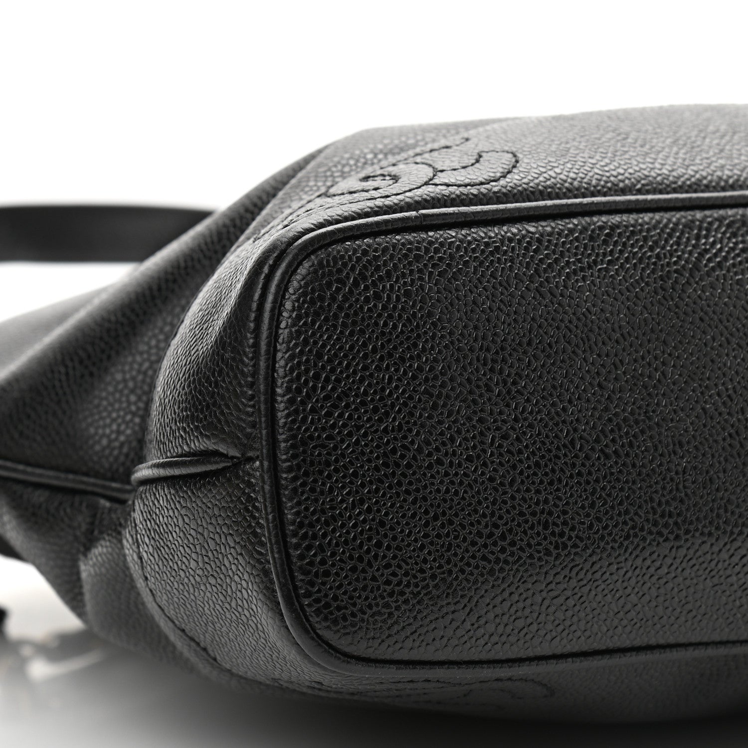 Chanel Caviar CC Shoulder Bag Black 8 of 9
