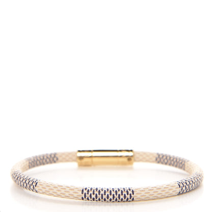 Louis Vuitton Damier Azur Keep It Bracelet 17 3 of 4