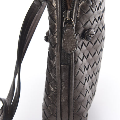 Bottega Veneta Metallic Nappa Intrecciato Nodini Crossbody Messenger Bronze 9 of 20