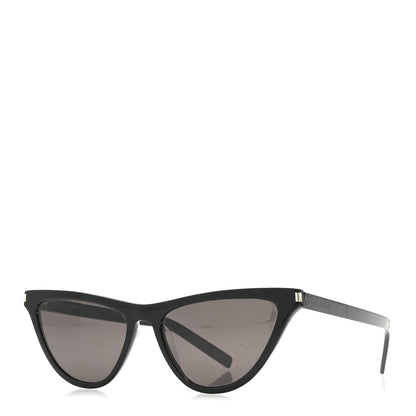 Saint Laurent Acetate SL 550 Slim Cat Eye Sunglasses Black 1 of 6