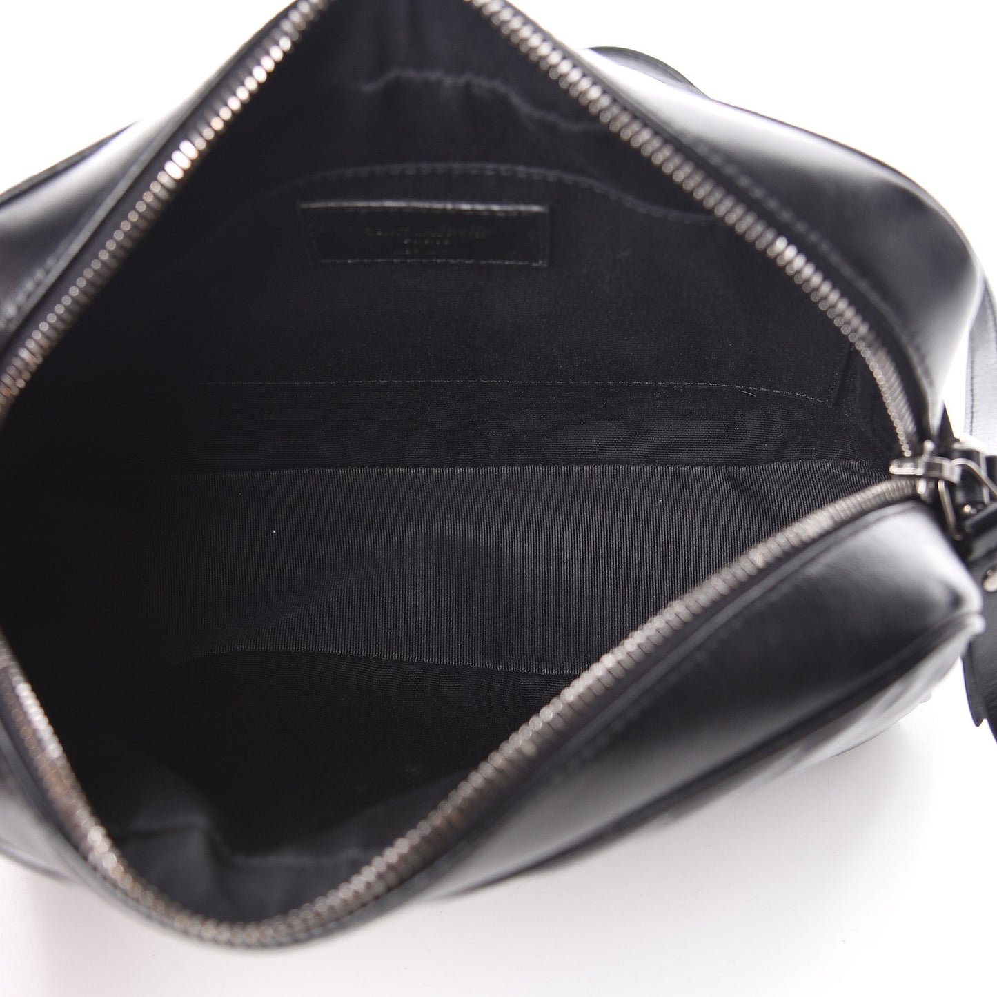Calfskin Matelasse Monogram Lou Camera Bag Black