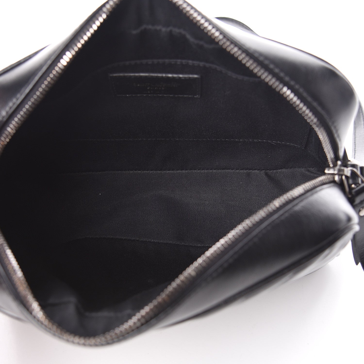 Saint Laurent Calfskin Matelasse Monogram Lou Camera Bag Black 5 of 9