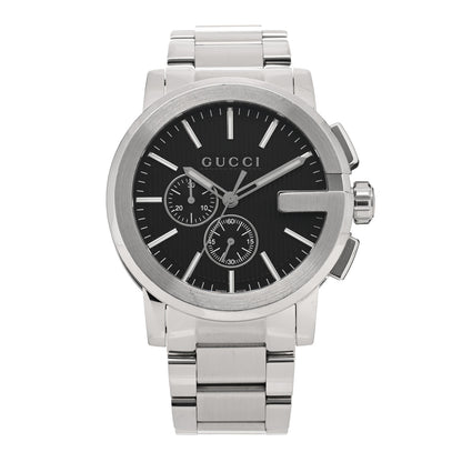 Gucci Stainless Steel 44mm G-Chrono Quartz Watch Black 1 of 4