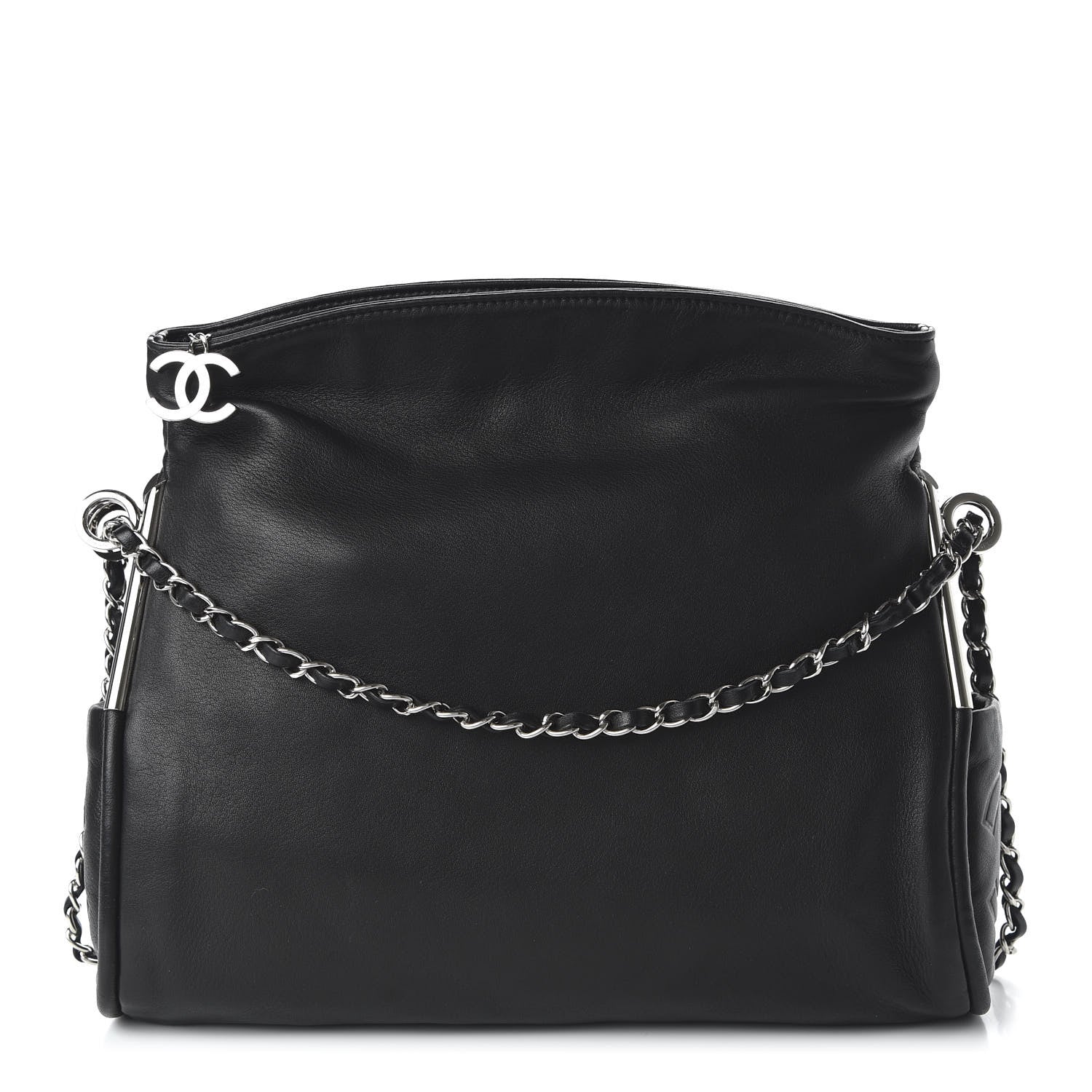 Chanel Lambskin Ultimate Soft Hobo Black 1 of 10
