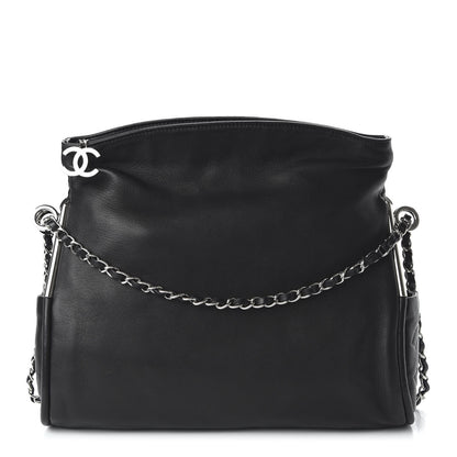 Chanel Lambskin Ultimate Soft Hobo Black 1 of 10