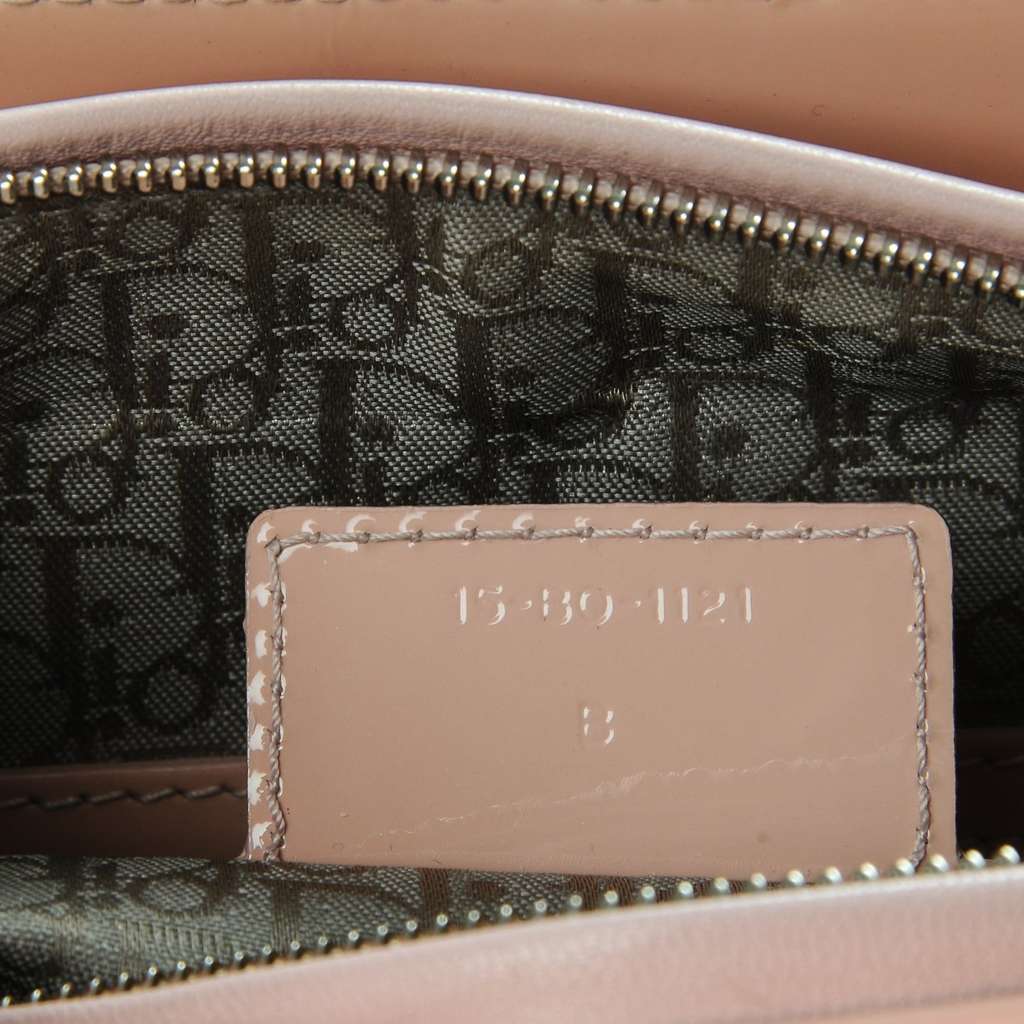 Patent Cannage Large Lady Dior Light Pink