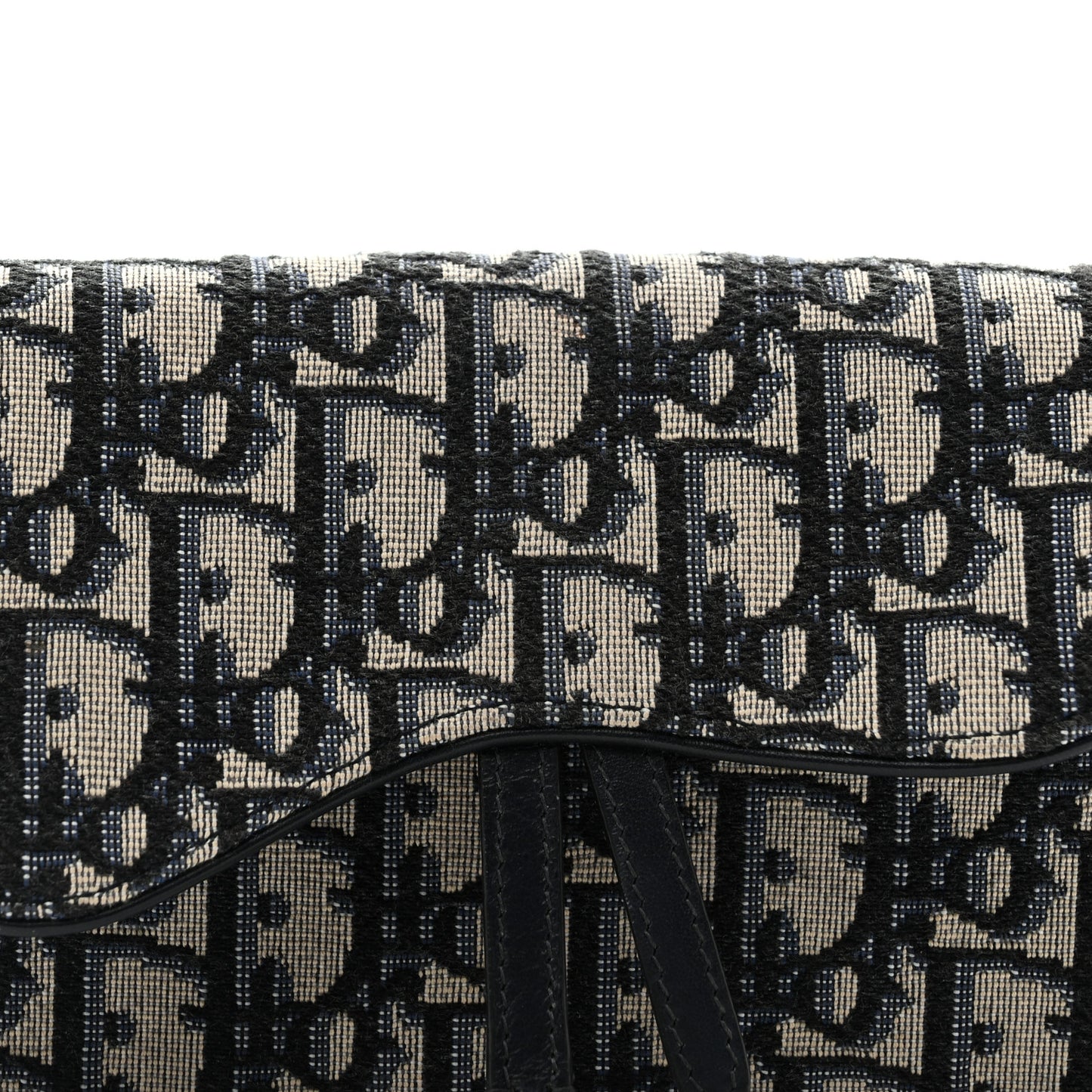 Oblique Saddle Belt Bag Blue