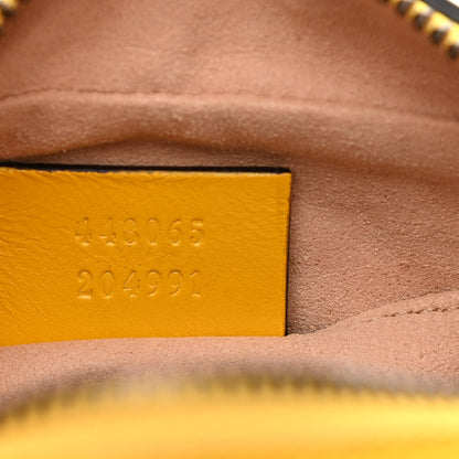 Gucci Calfskin Matelasse Mini GG Marmont Chain Shoulder Bag Stone Topaz 7 of 11