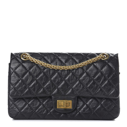 Chanel Aged Calfskin Quilted 2.55 Reissue 225 Flap Black 1 of 10