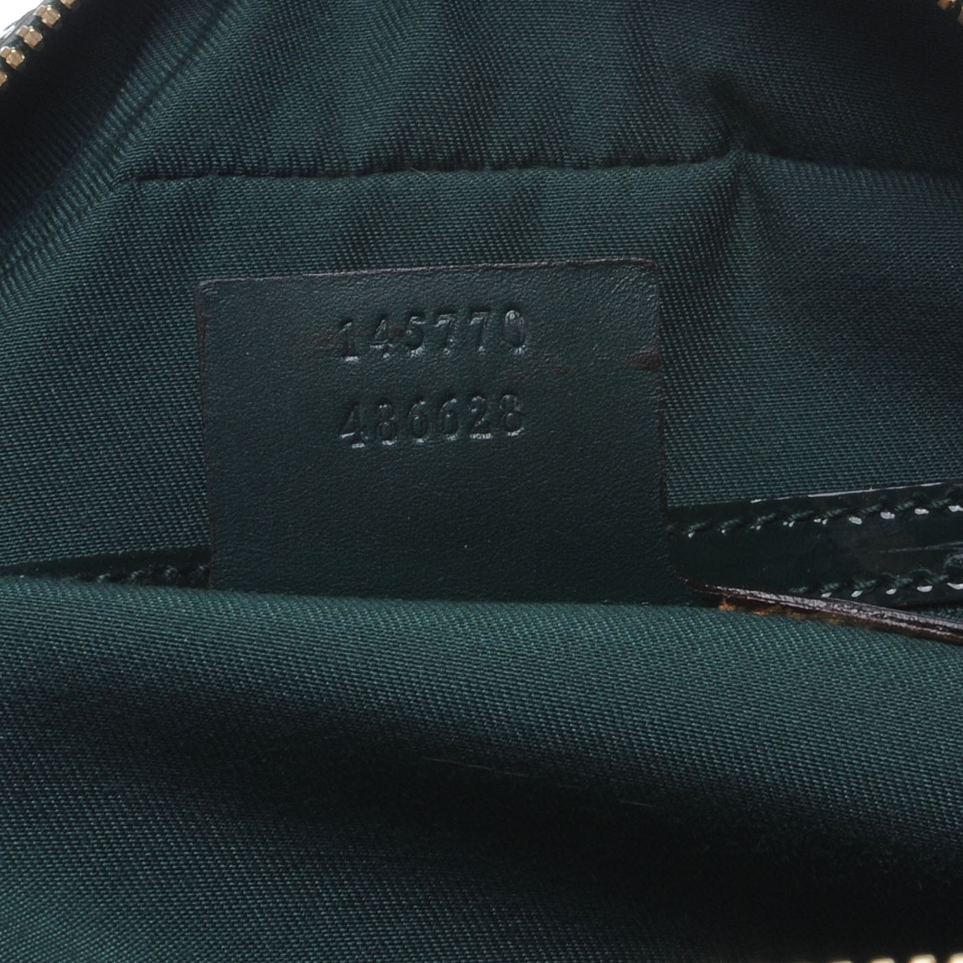 Gucci Patent Horsebit Print Glam Boston Green 7 of 7