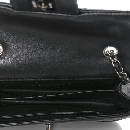 Chanel Lambskin Quilted Extra Mini Rectangular Flap Black 5 of 9