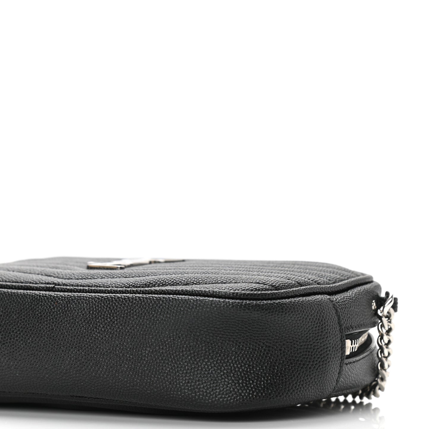 Grain De Poudre Matelasse Monogram Mini Lou Camera Bag Black