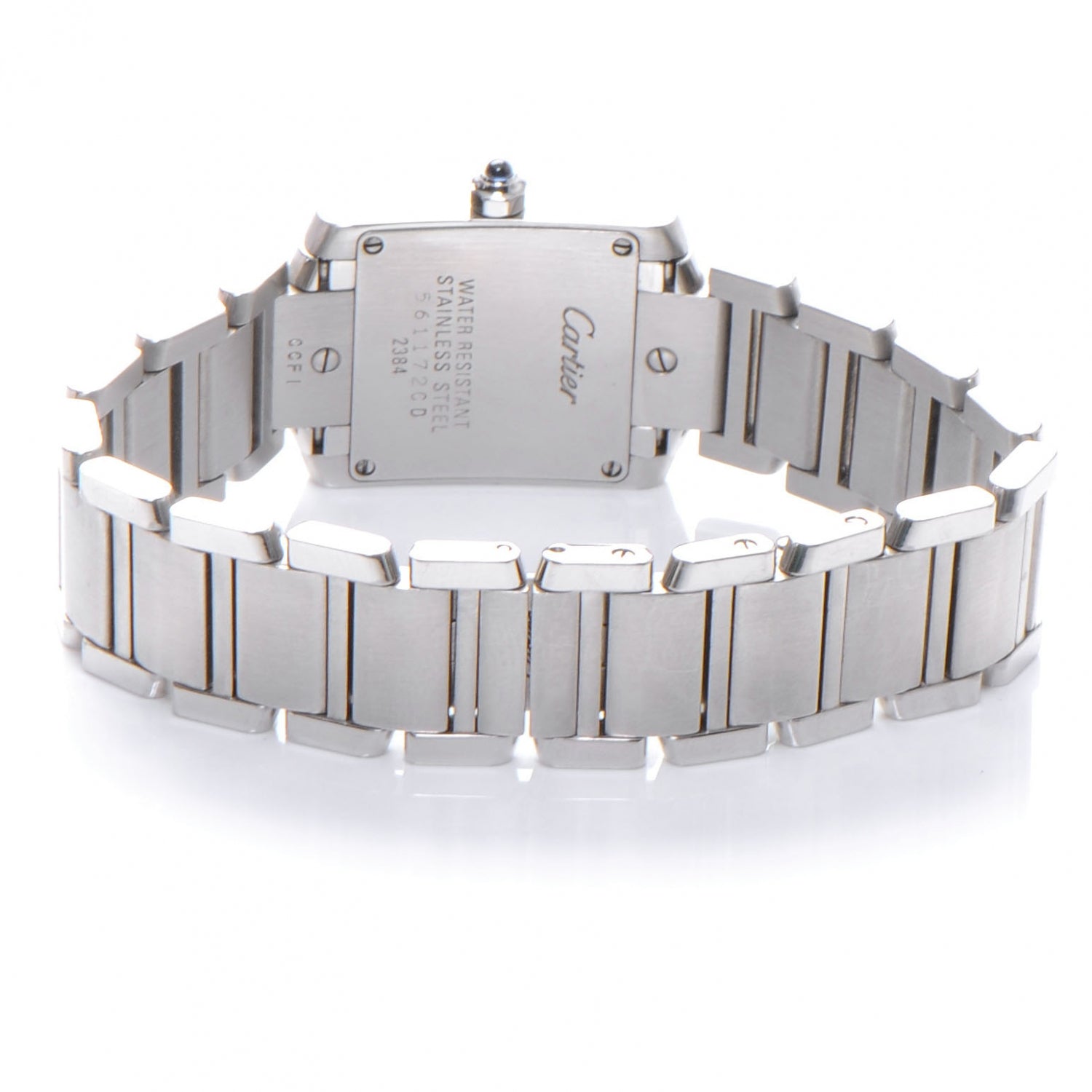 Cartier Stainless Steel 20mm Tank Francaise Quartz Watch 3 of 5