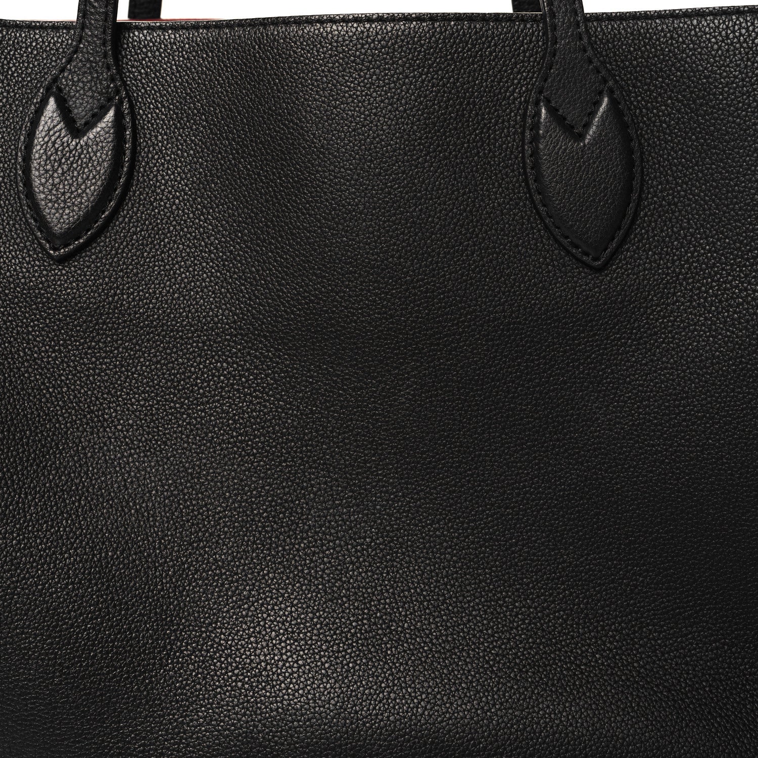 Louis Vuitton Grained Calfskin Lockme Shopper Black 13 of 14