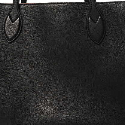Louis Vuitton Grained Calfskin Lockme Shopper Black 13 of 14